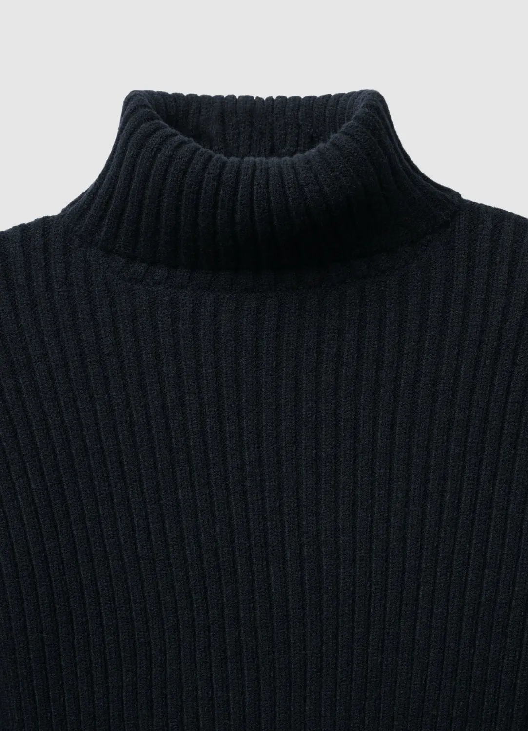 Calliope pull col haut côtelé femme