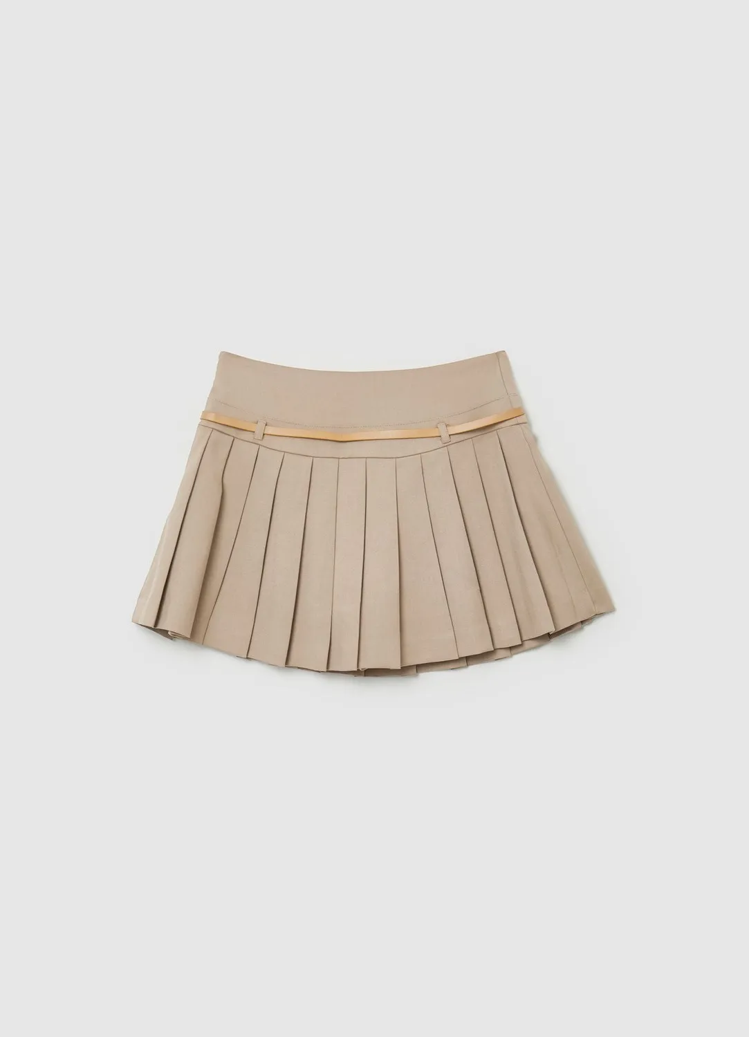 Calliope skort plissé femme jupe-short ceinture