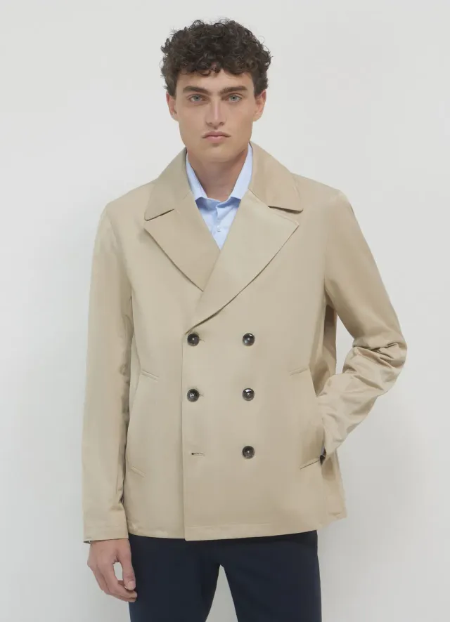 Calliope Trench court boutons homme