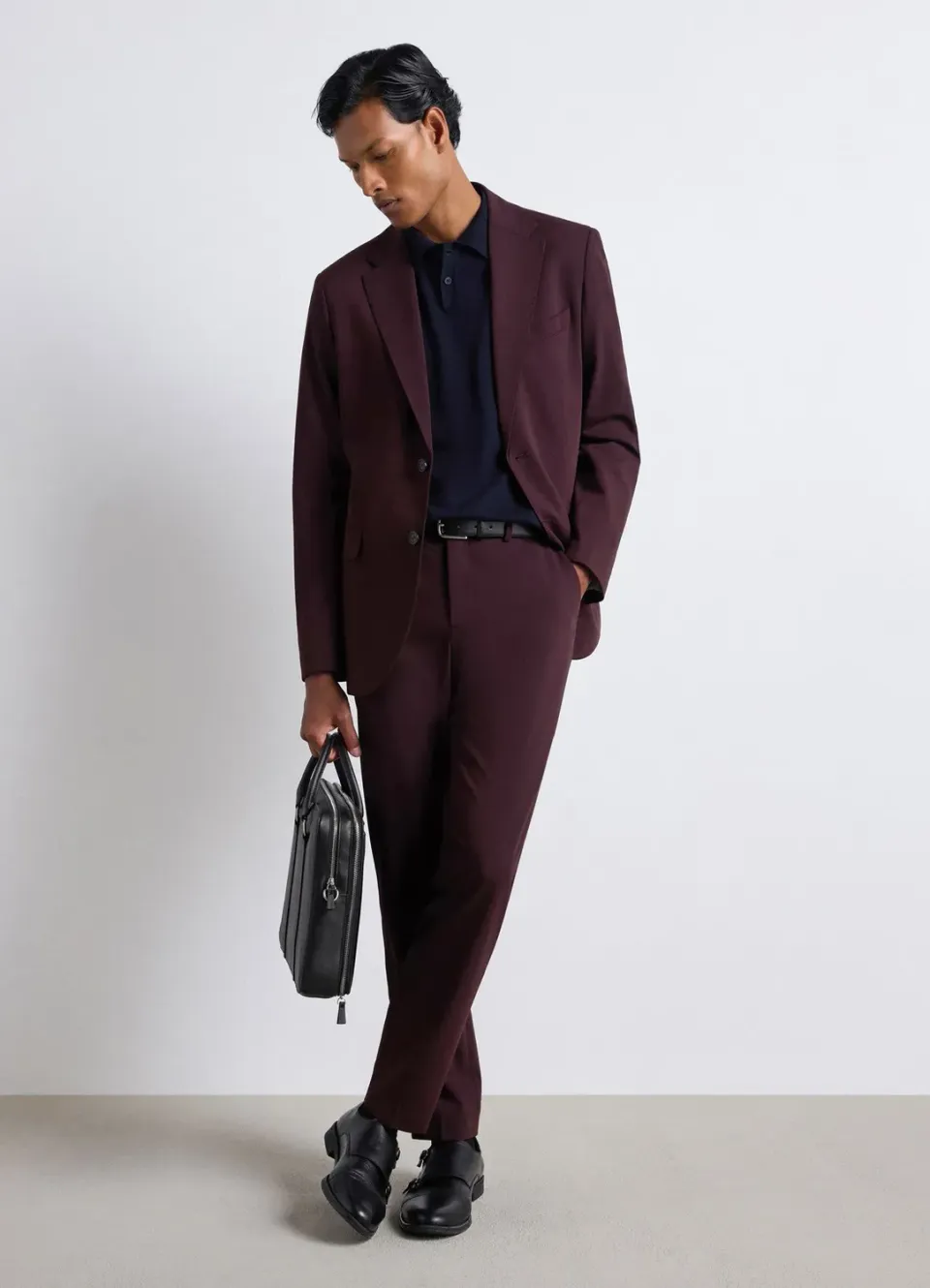 Calliope polo uni homme manches courtes
