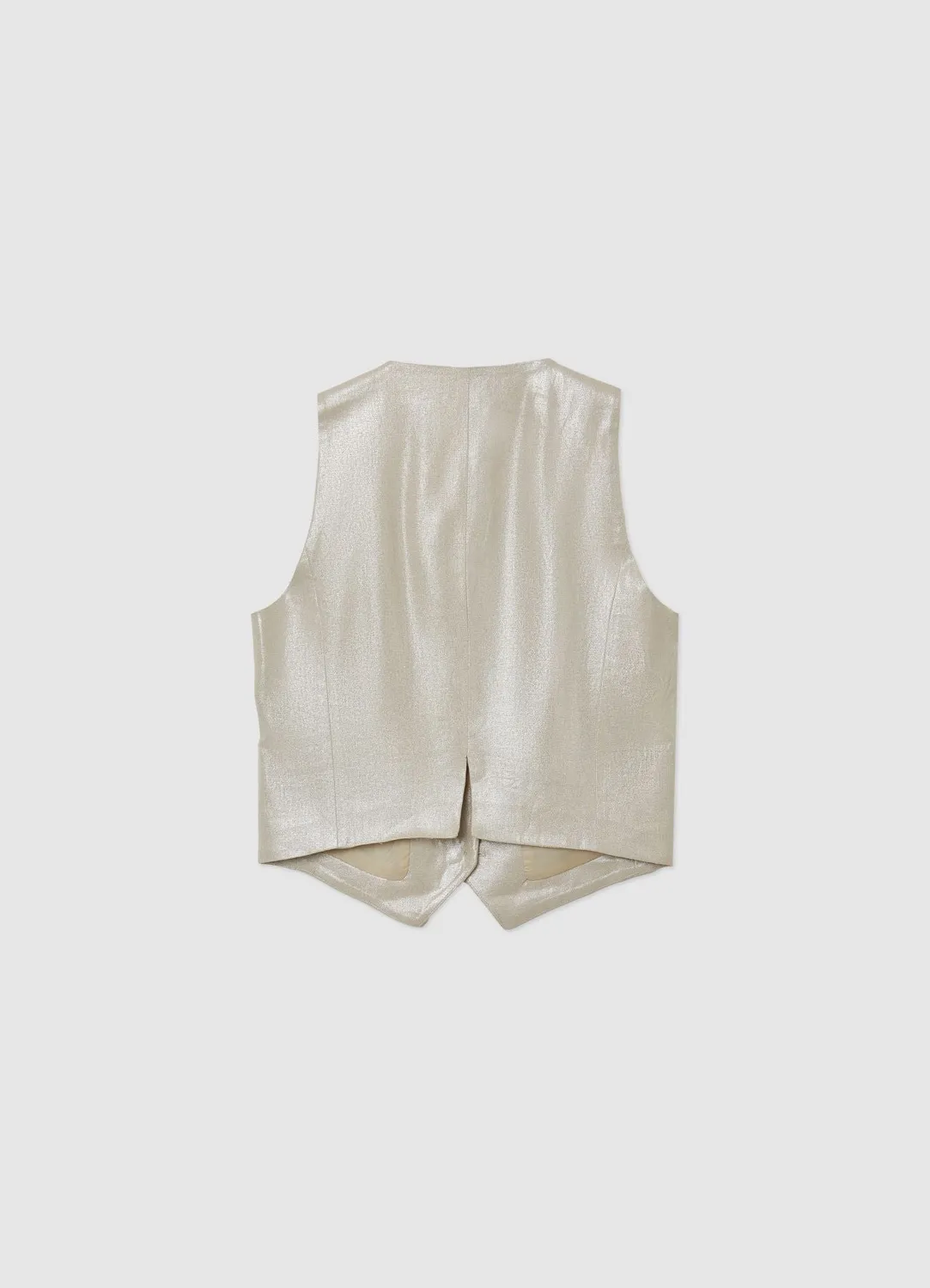 Calliope gilet femme laminé 3 boutons taille S