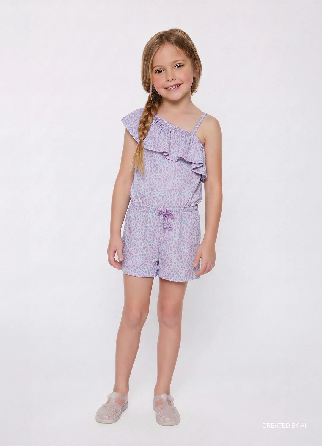 Calliope Monospalla combishort fille animalier