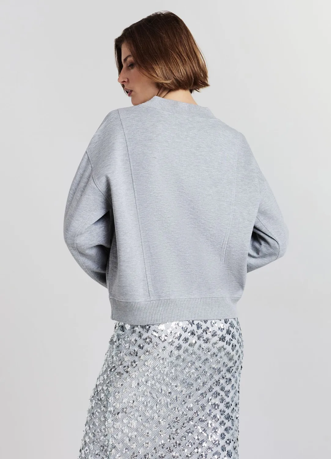 Calliope Sweat col V femme manches longues
