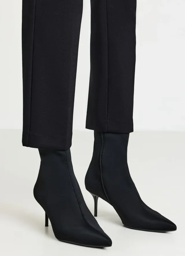 Calliope bottines à talon femme 7 cm zip