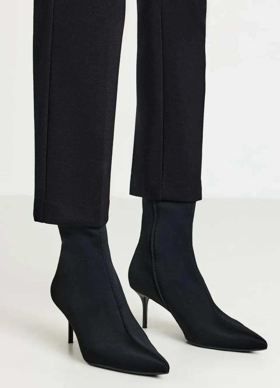 Calliope bottines à talon femme 7 cm zip