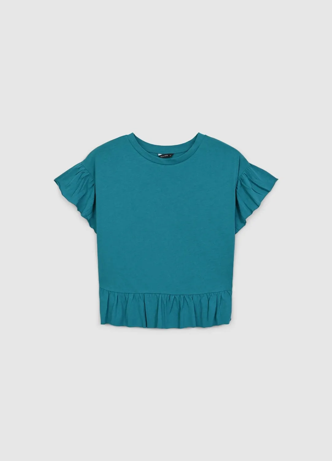 Calliope T-shirt volants femme coton