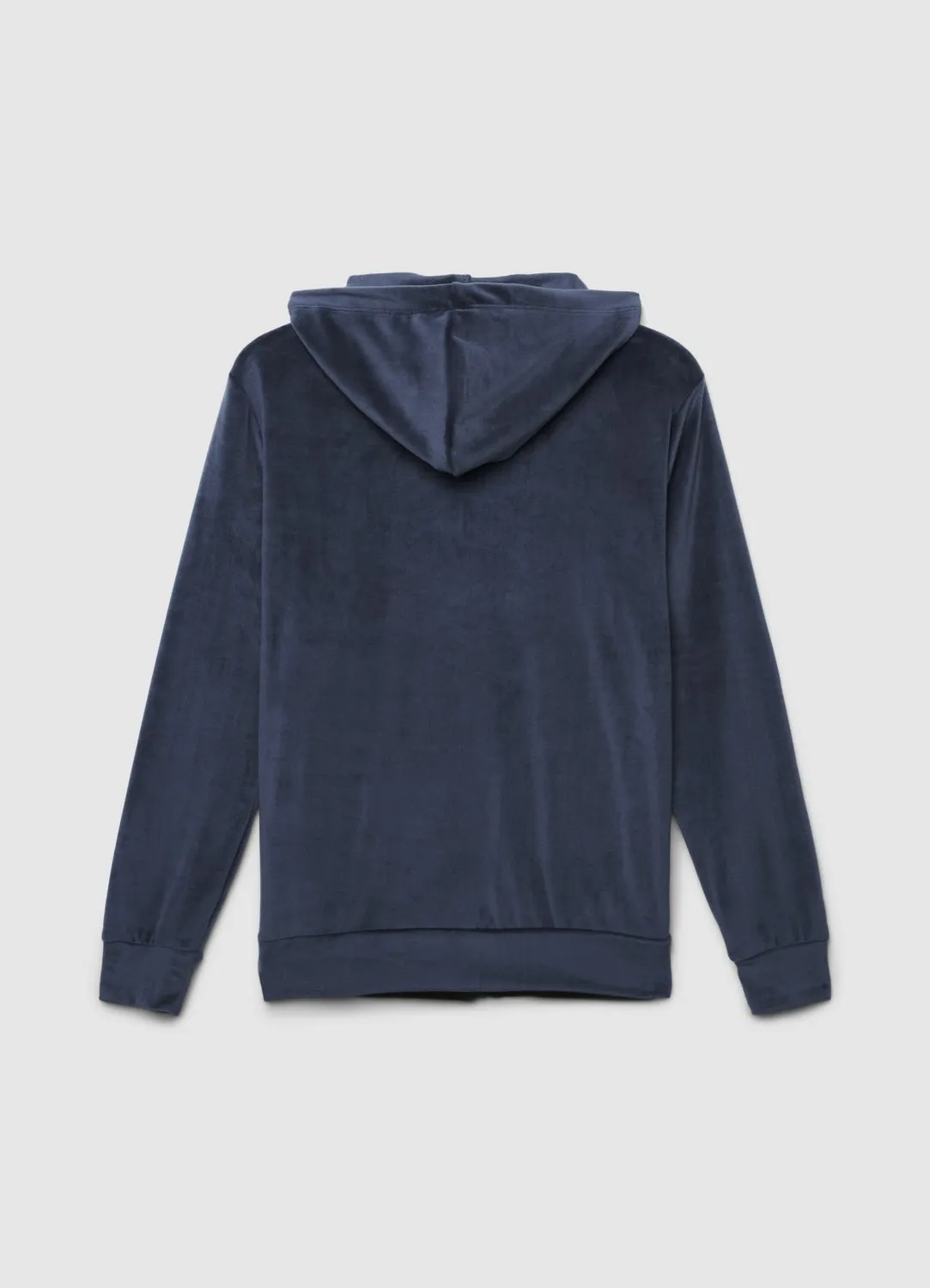 Calliope Effet velours sweat femme capuche zippé