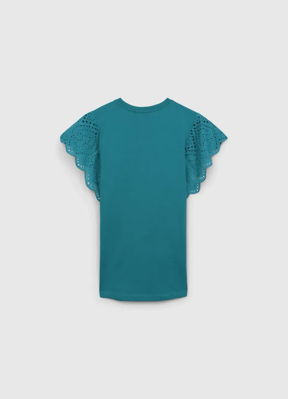 Calliope t-shirt coton volant sangallo femme