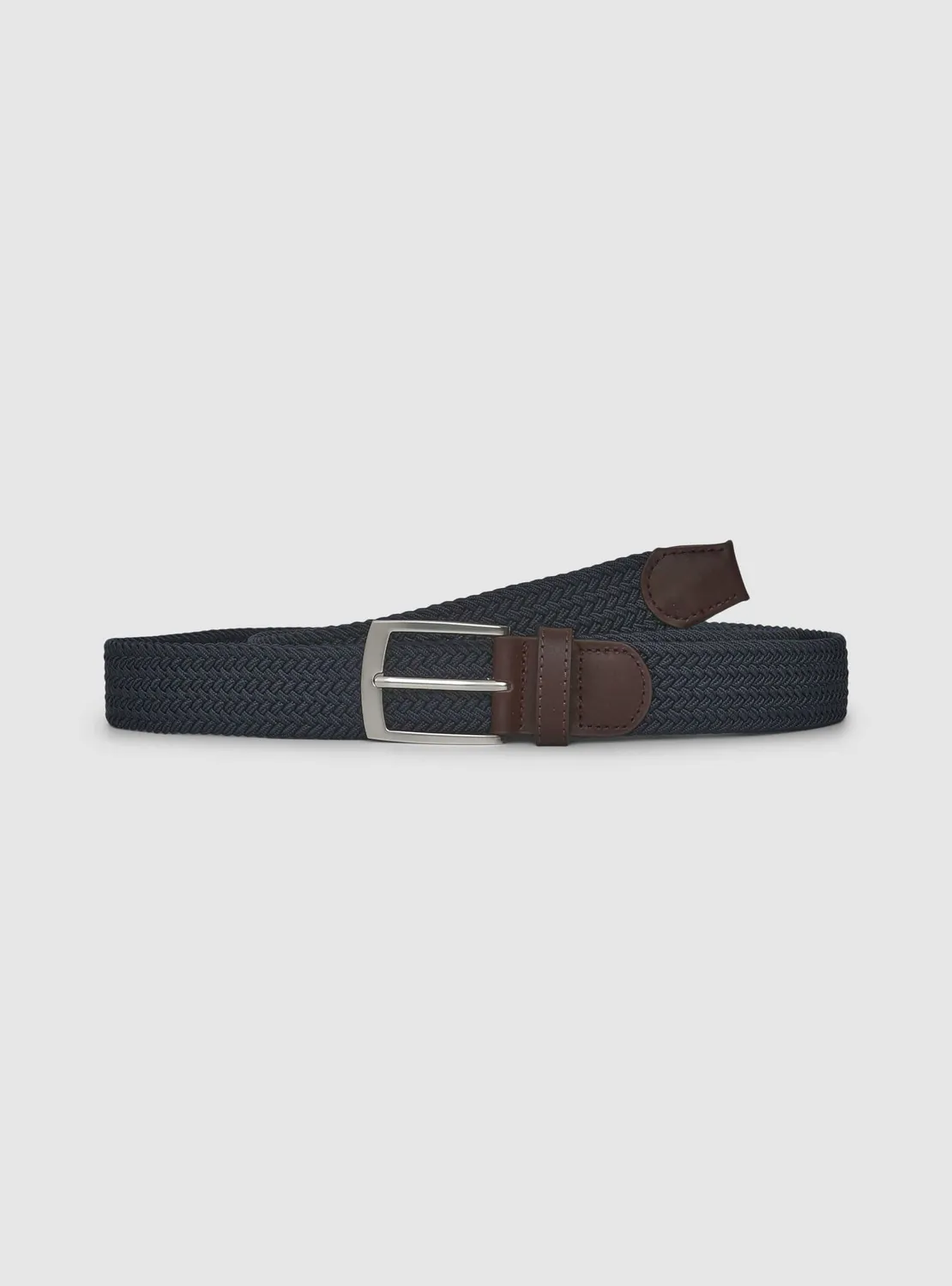 Calliope Ceinture homme tressée boucle métal