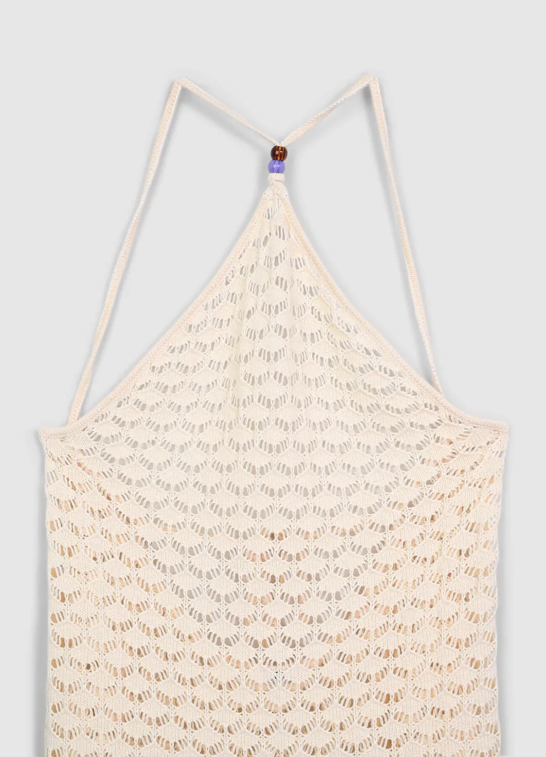 Calliope Vestito uncinetto robe courte crochet ajourée