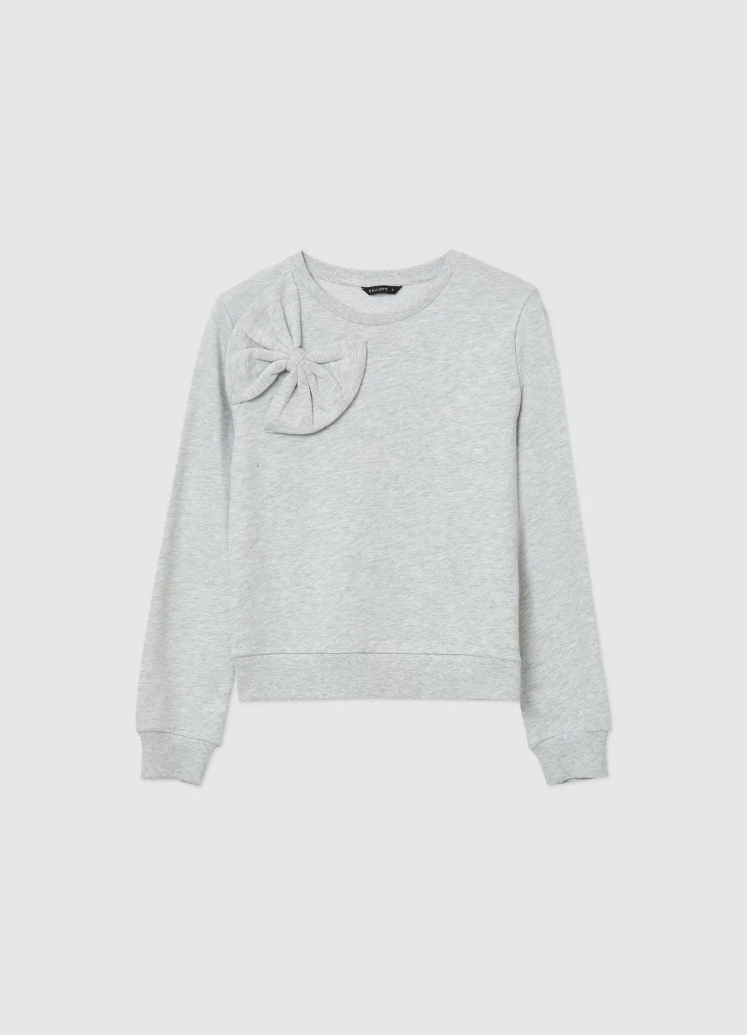 Calliope Sweat Col Rond sweat femme coton nœud