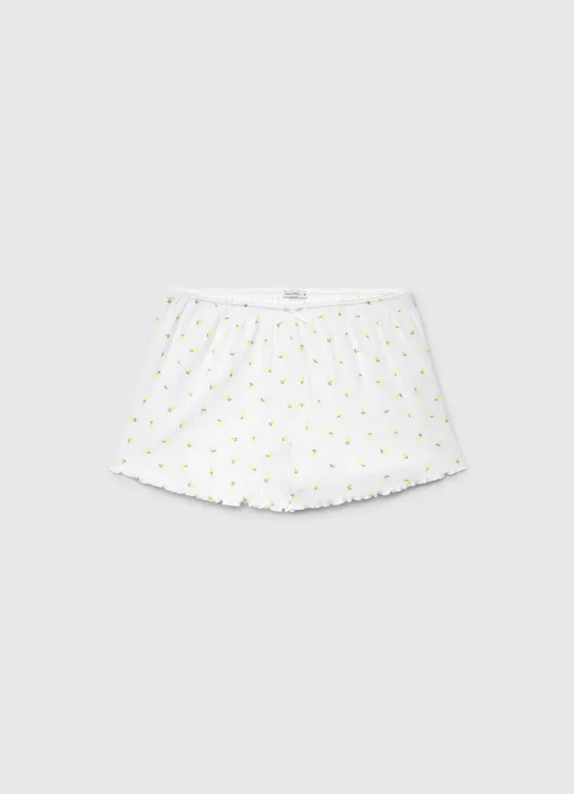 Calliope Pointelle Floral pyjama femme 2 pièces