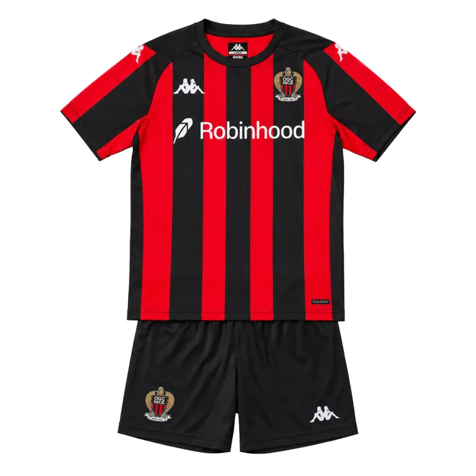 Kappa OGC Nice Kit Home 26/27 ensemble enfant rouge