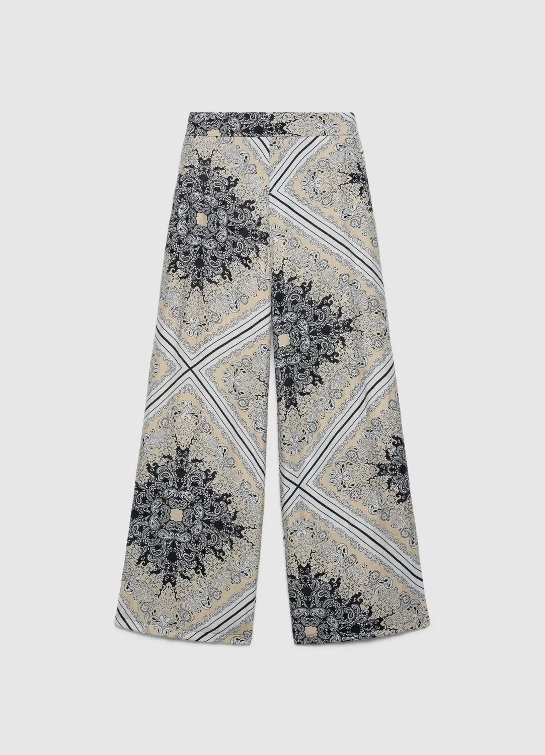 Calliope pantalon palazzo femme imprimé bandana