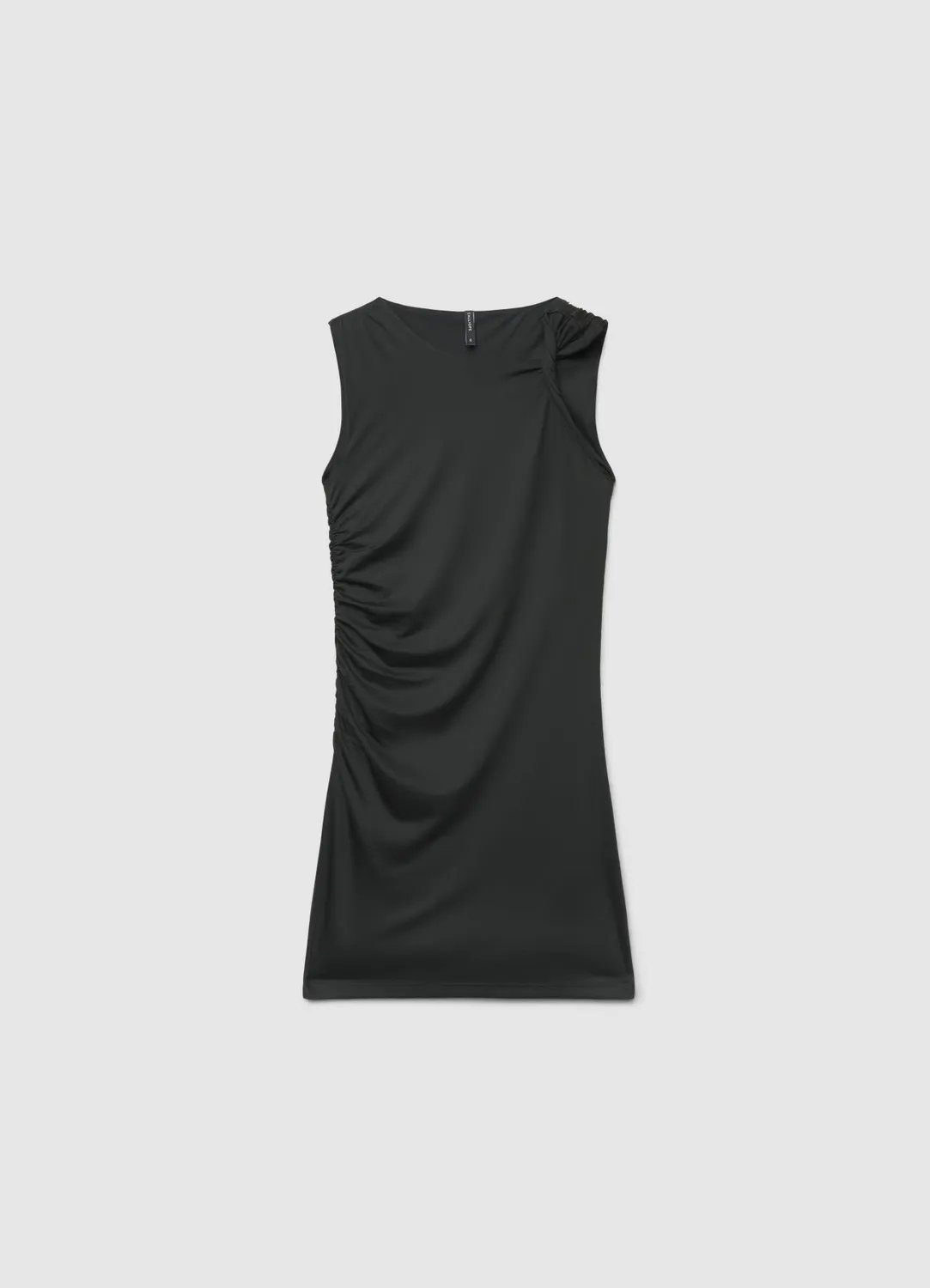 Calliope robe courte femme froncée sans manches