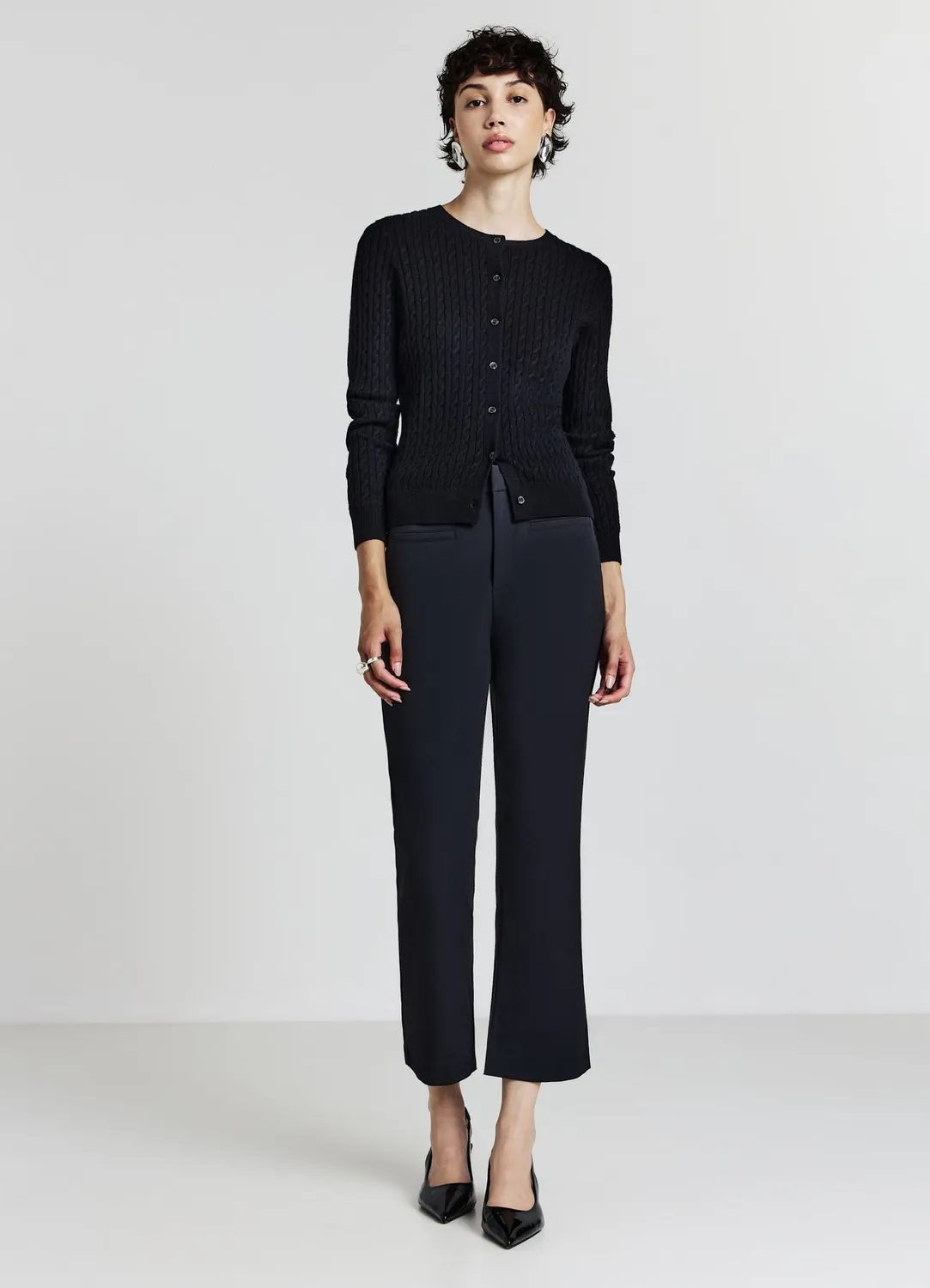 Calliope pantalon flare femme évasé mini taille haute