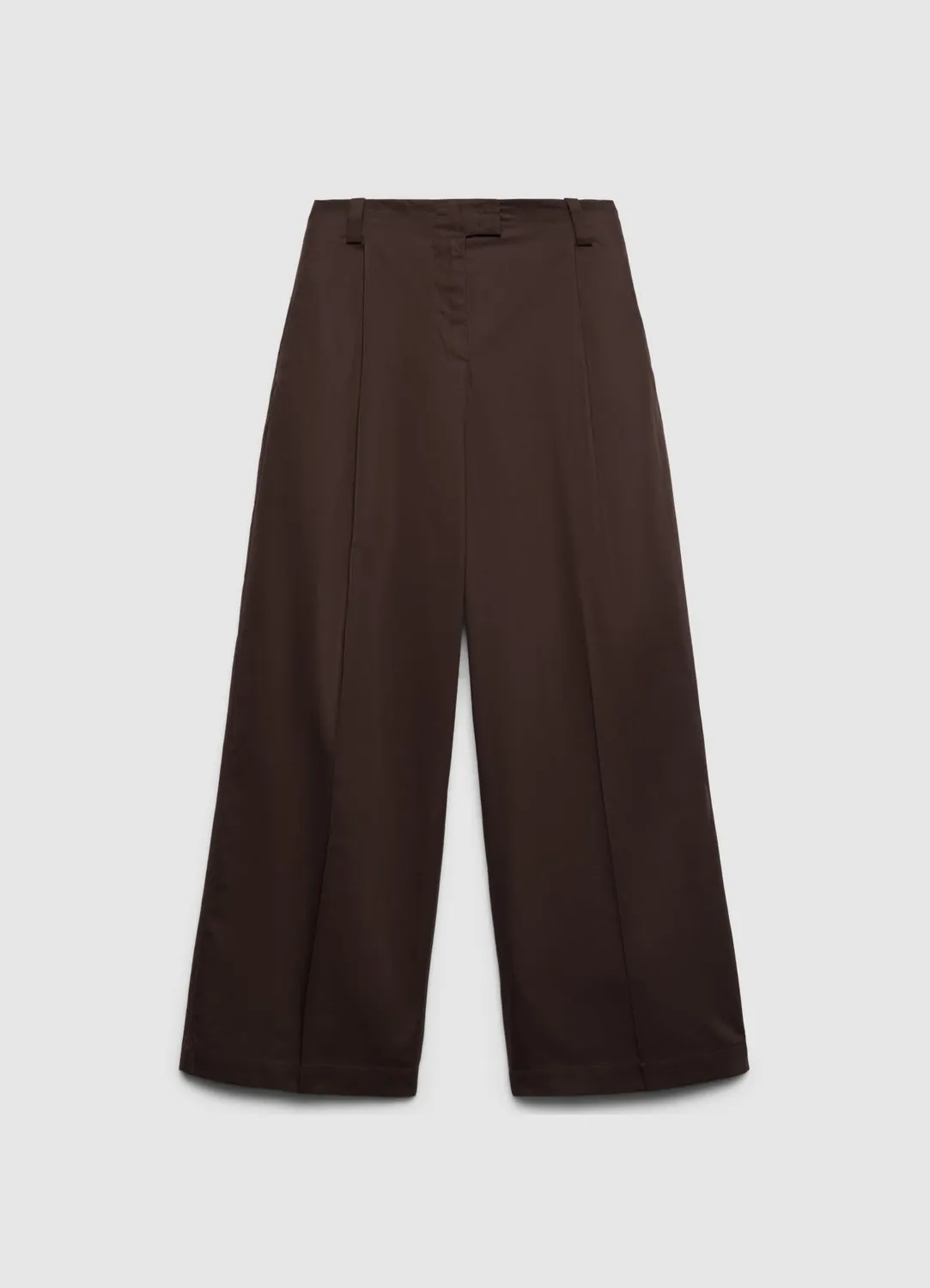 Calliope Palazzo Crop pantalon femme uni bureau
