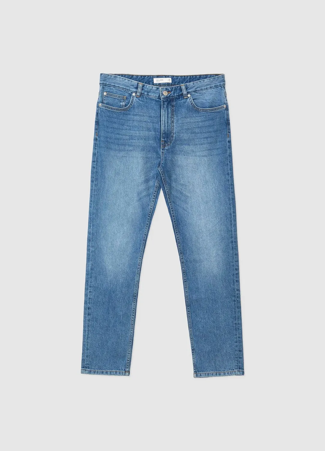 Calliope Slim Jean homme 5 poches délavé