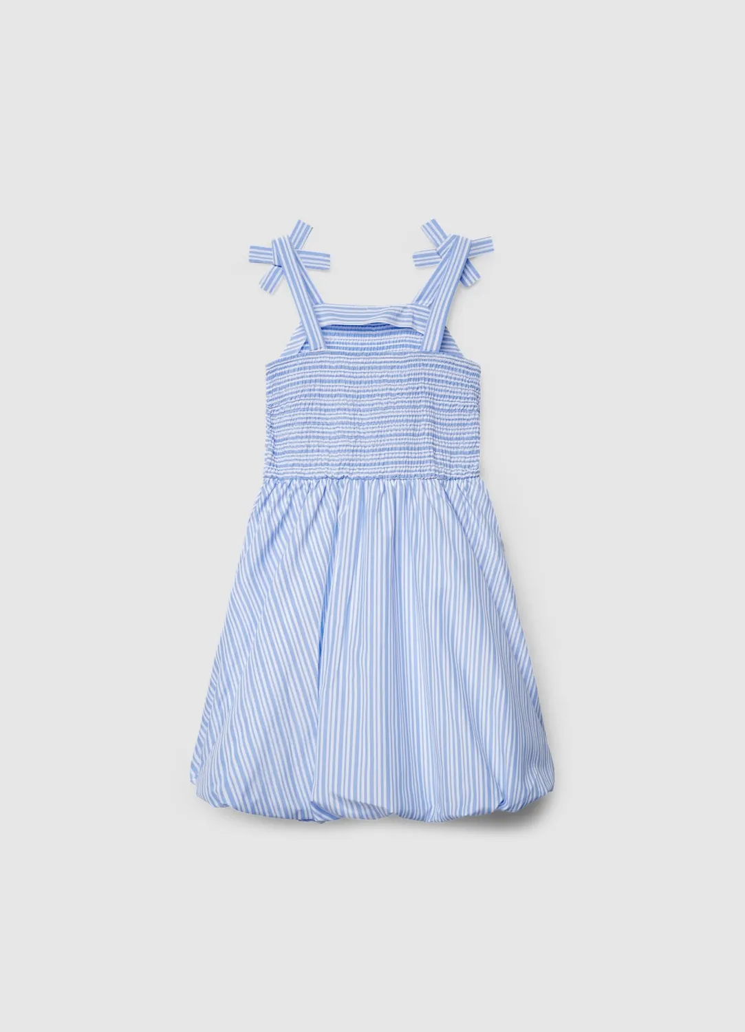 Calliope robe fille rayée bretelles nouées été