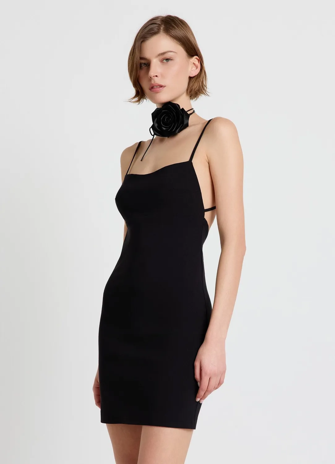 Calliope robe courte femme bretelles dos nu