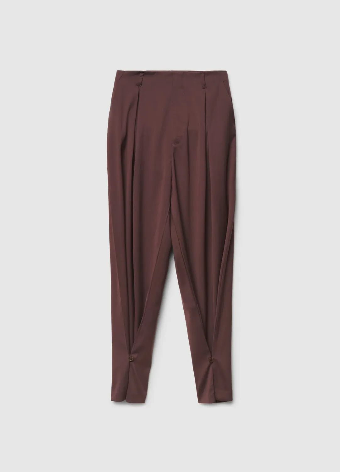 Calliope pantalon large boutons bas femme uni