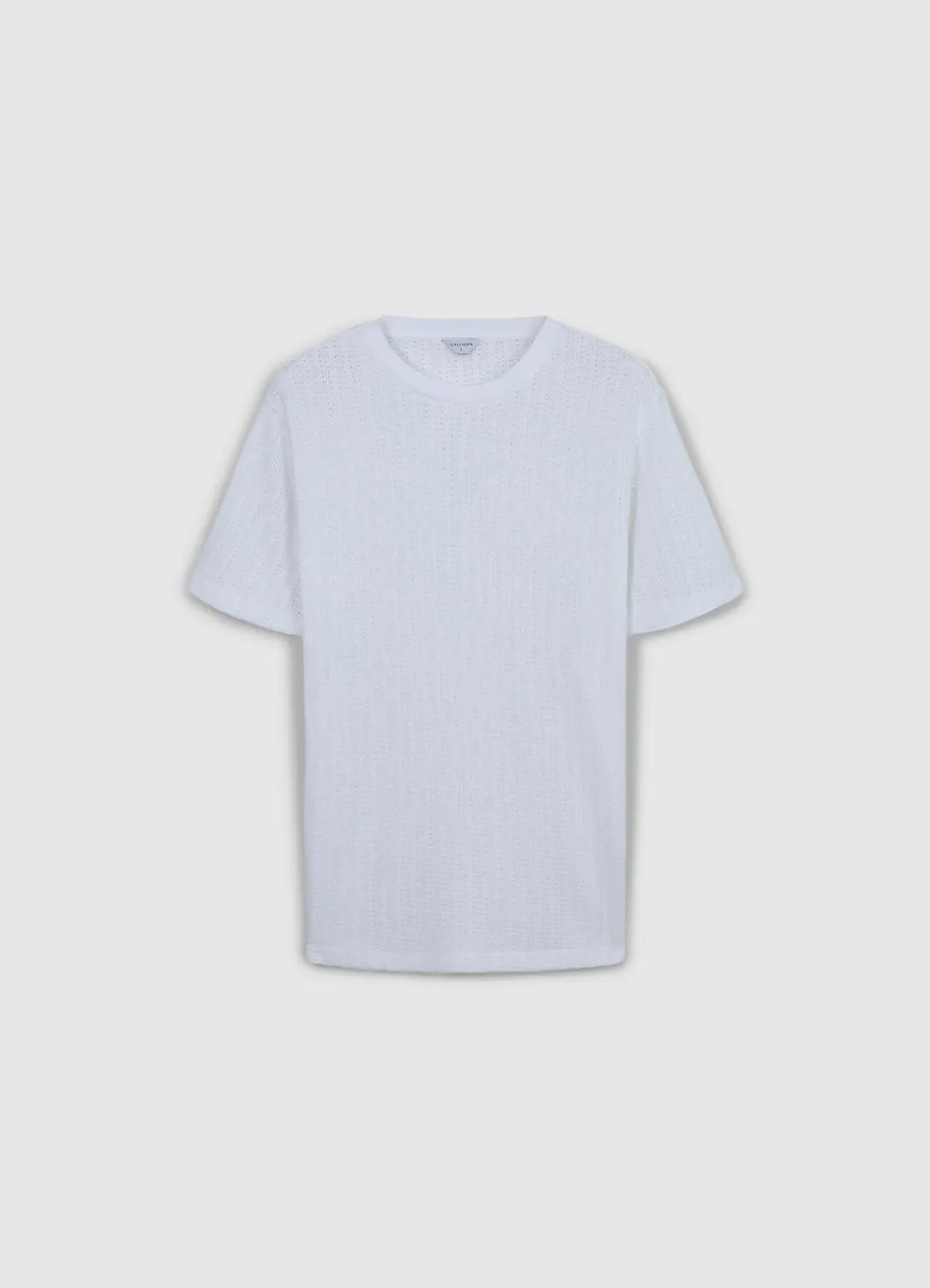 Calliope t-shirt ajouré homme col rond regular