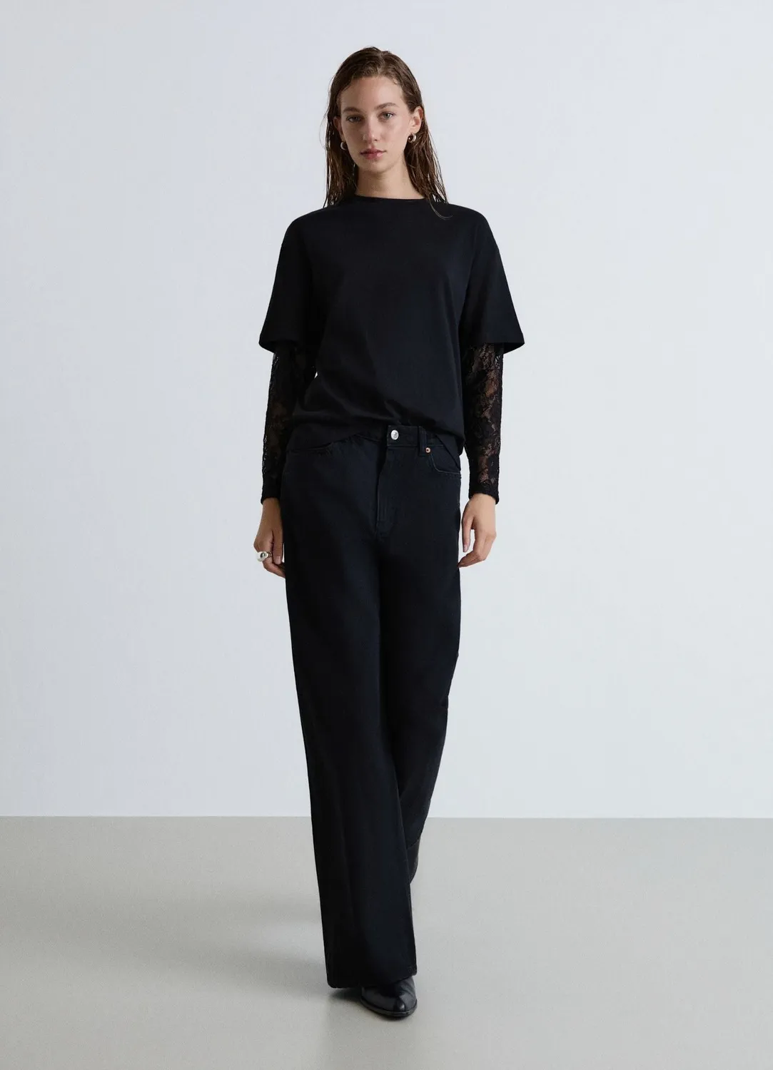 Calliope Jeans Palazzo Uni Femme Taille Haute