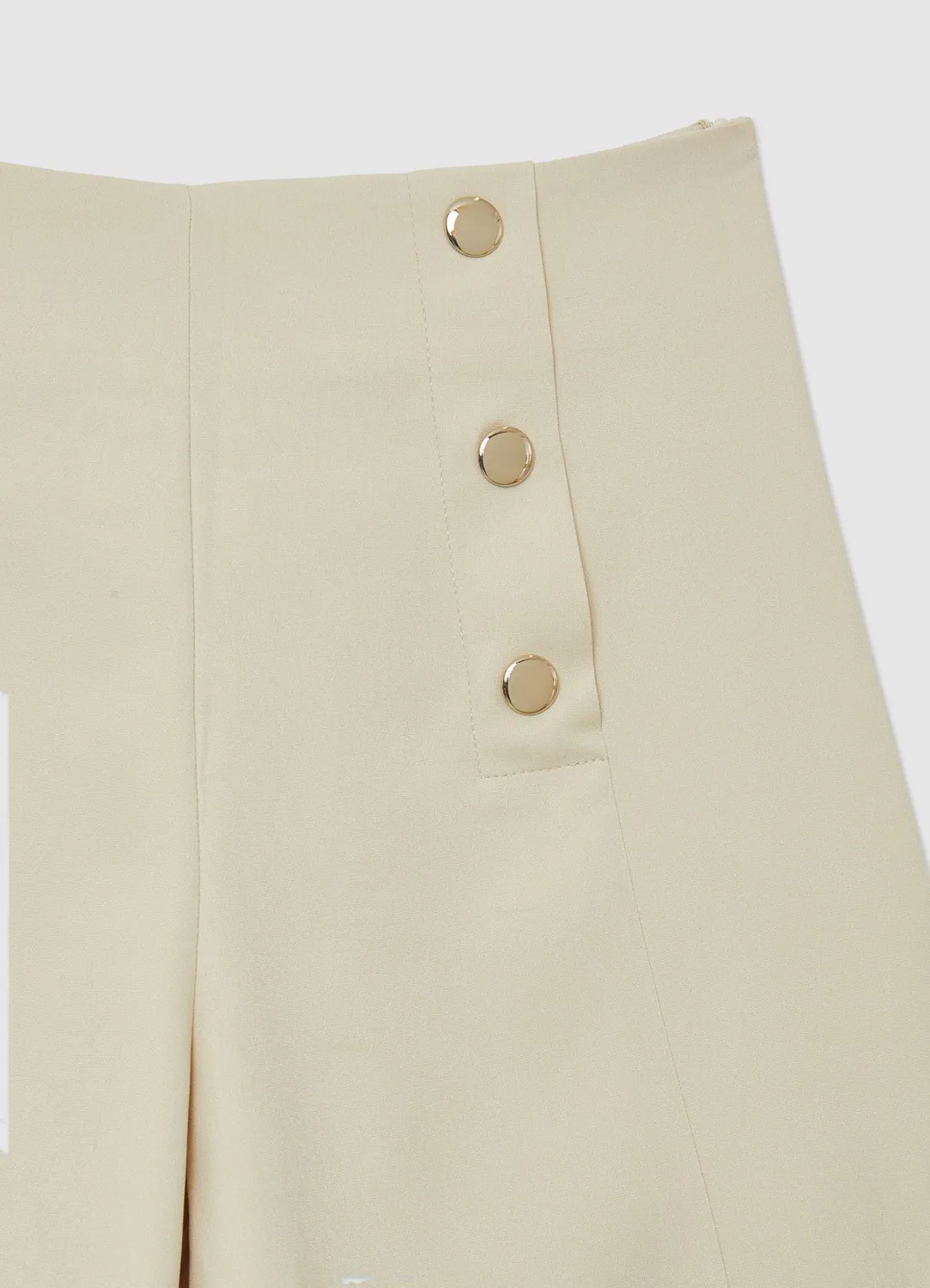 Calliope short boutons dorés femme uni