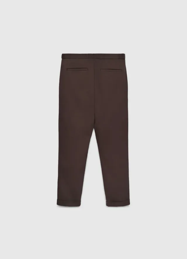 Calliope Chino homme boutons taille droit