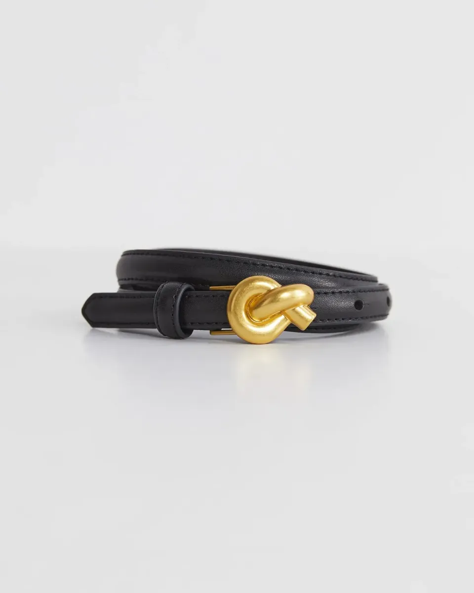 Sportscraft Libby Leather ceinture cuir boucle nœud