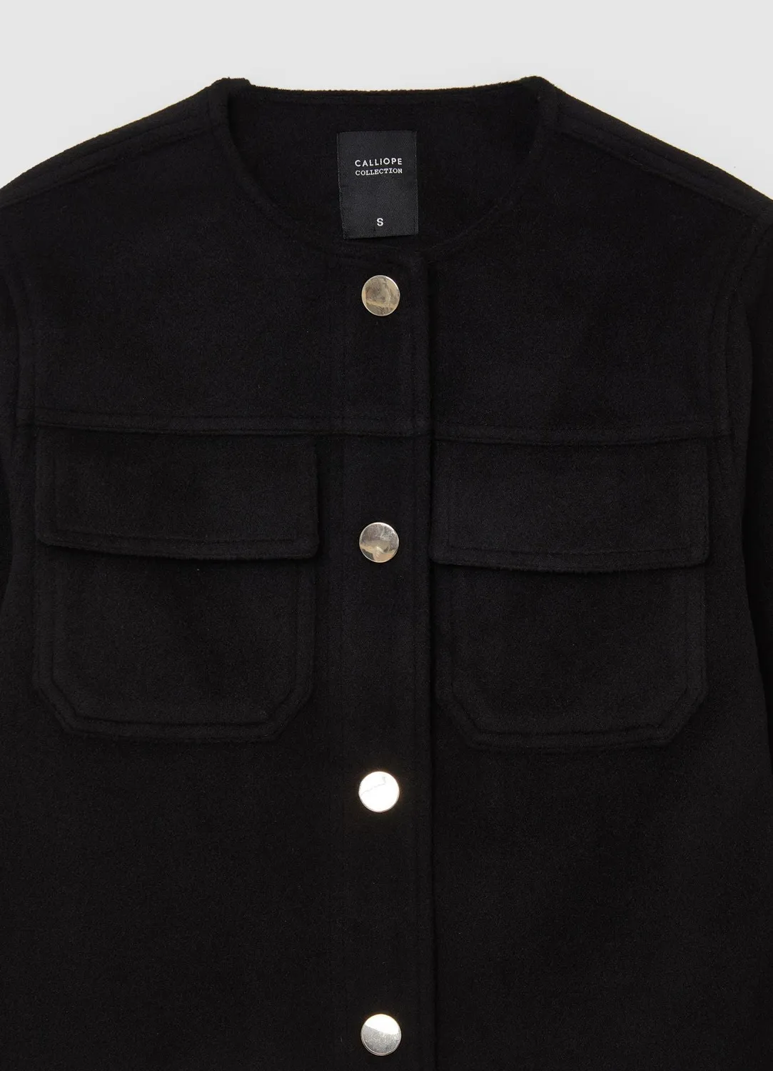 Calliope veste courte boutons dorés femme