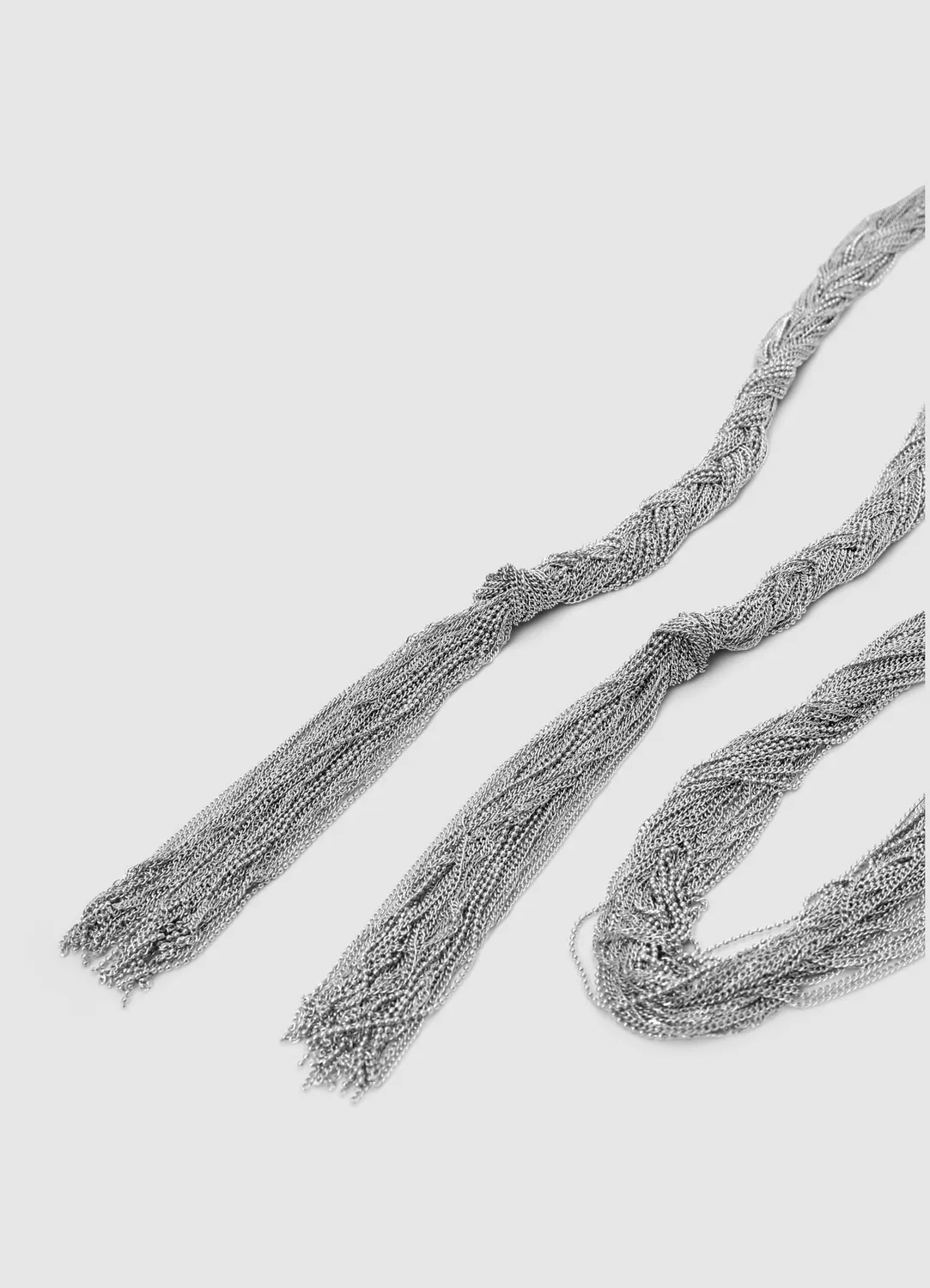 Calliope franges collier choker chaînes femme TU