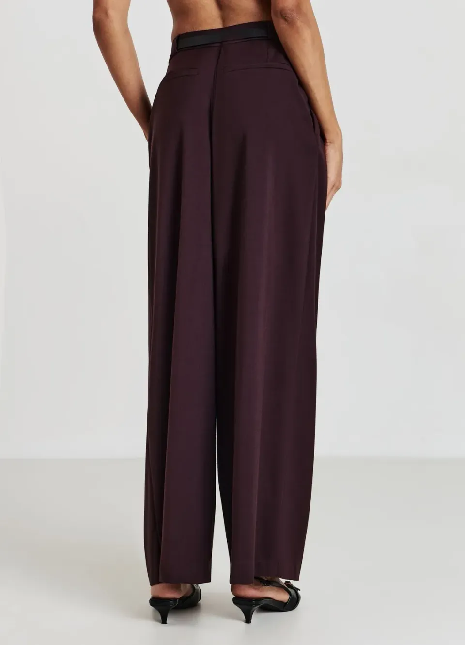 Calliope Pantalon Palazzo Femme Uni