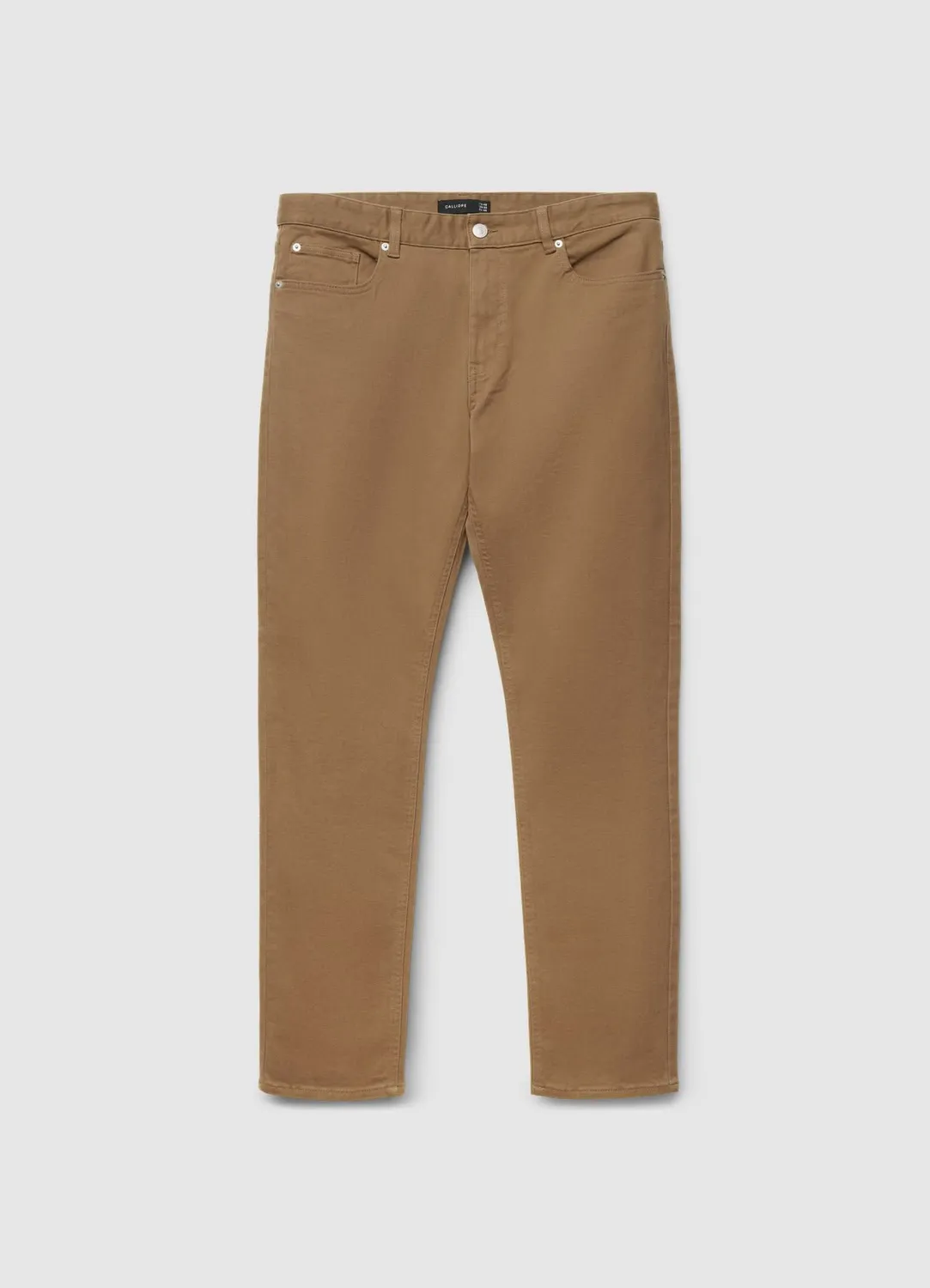 Calliope pantalon 5 poches homme drill uni coupe régulière