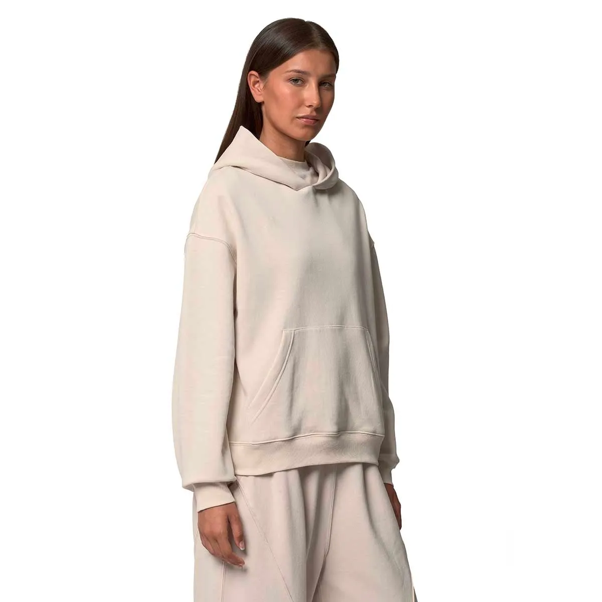 Robe di Kappa Inova hoodie beige femme oversize