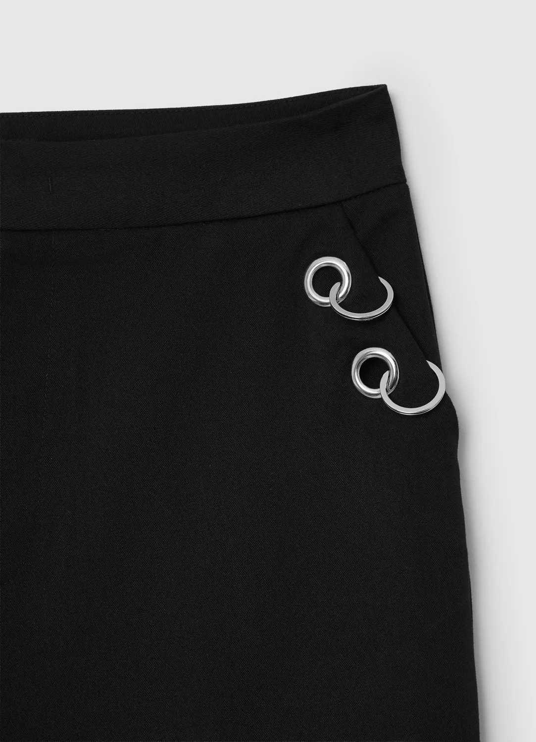 Calliope pantalon femme évasé œillets