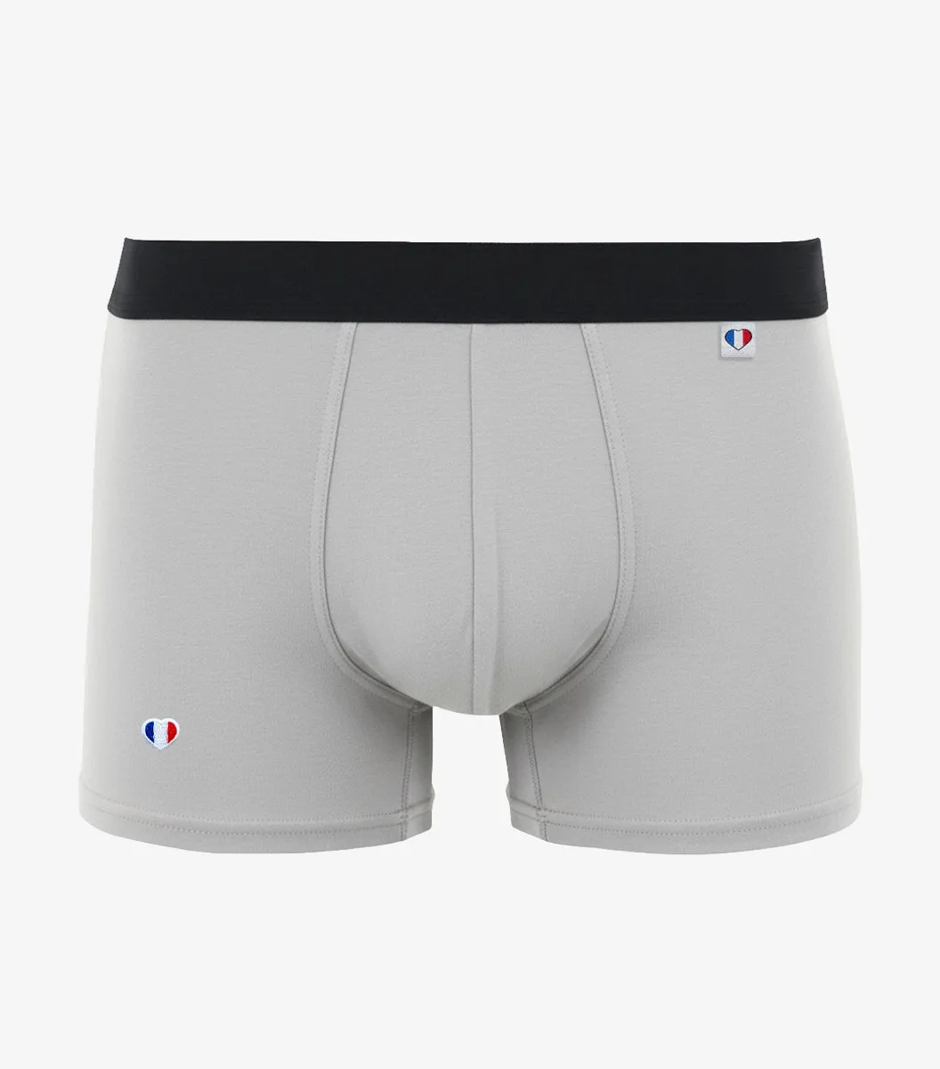 Cocorico Iconique boxer homme gris coton 95%
