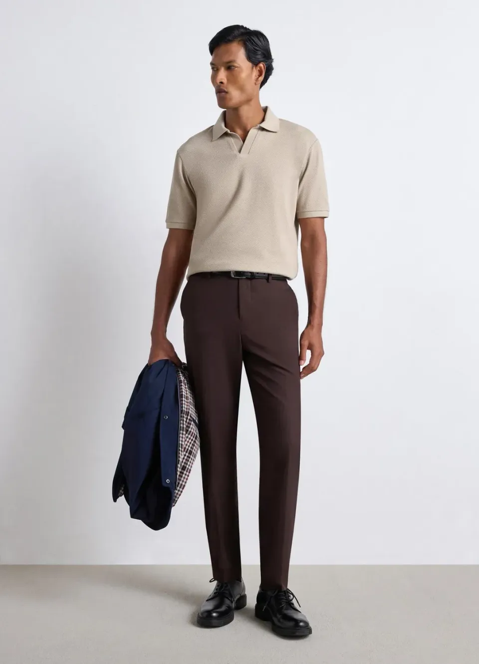 Calliope T-shirt polo polo homme S col V uni