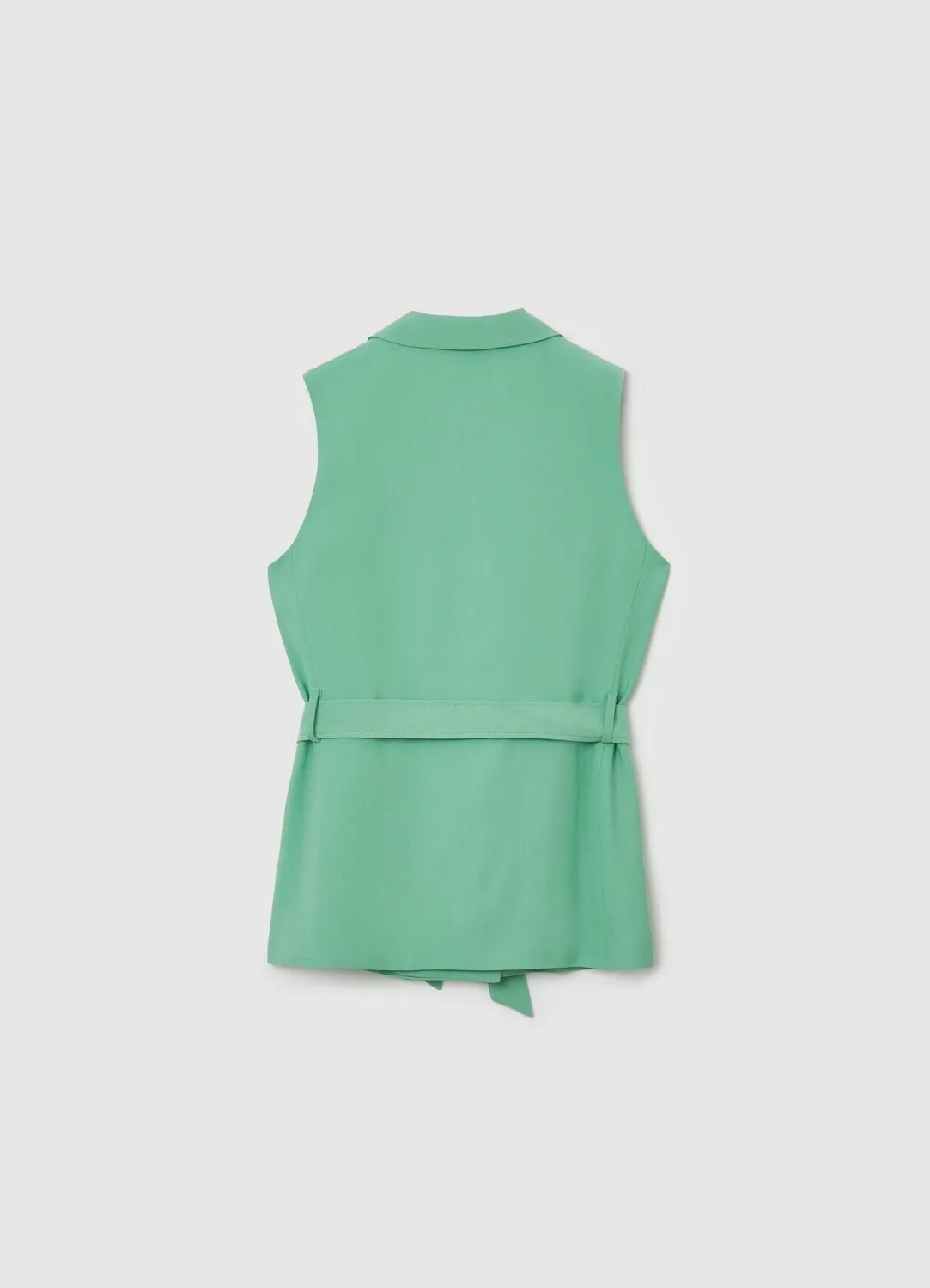 Calliope gilet double boutonnage femme avec ceinture