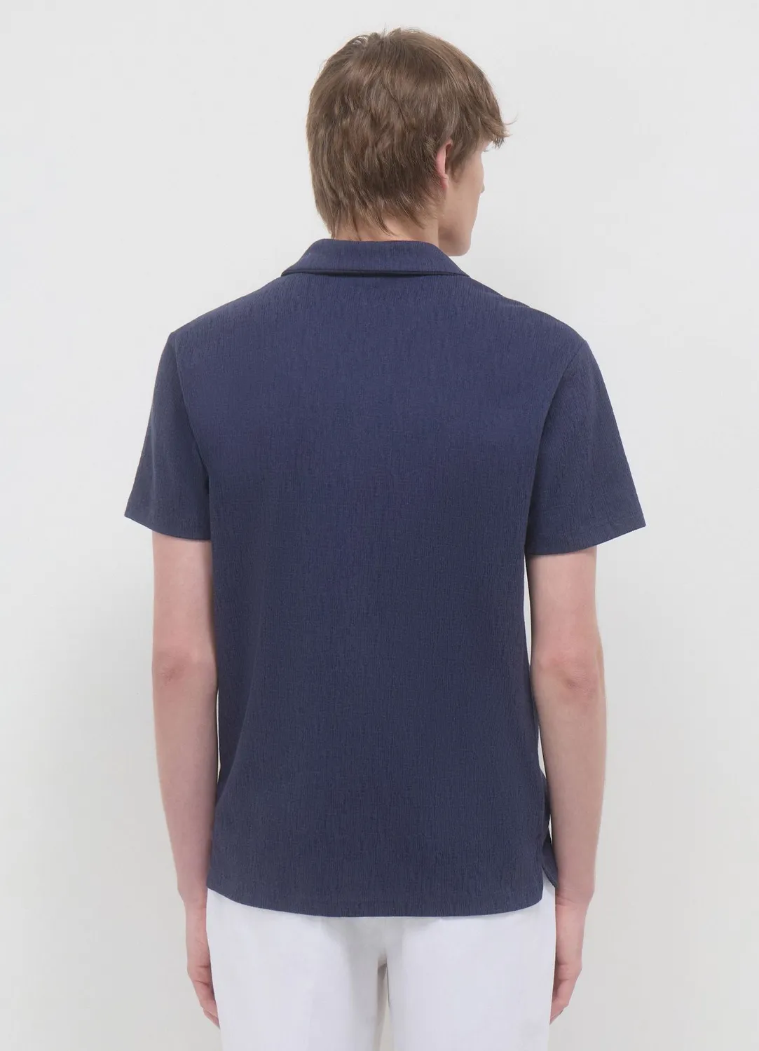 Calliope polo homme coton manches courtes uni