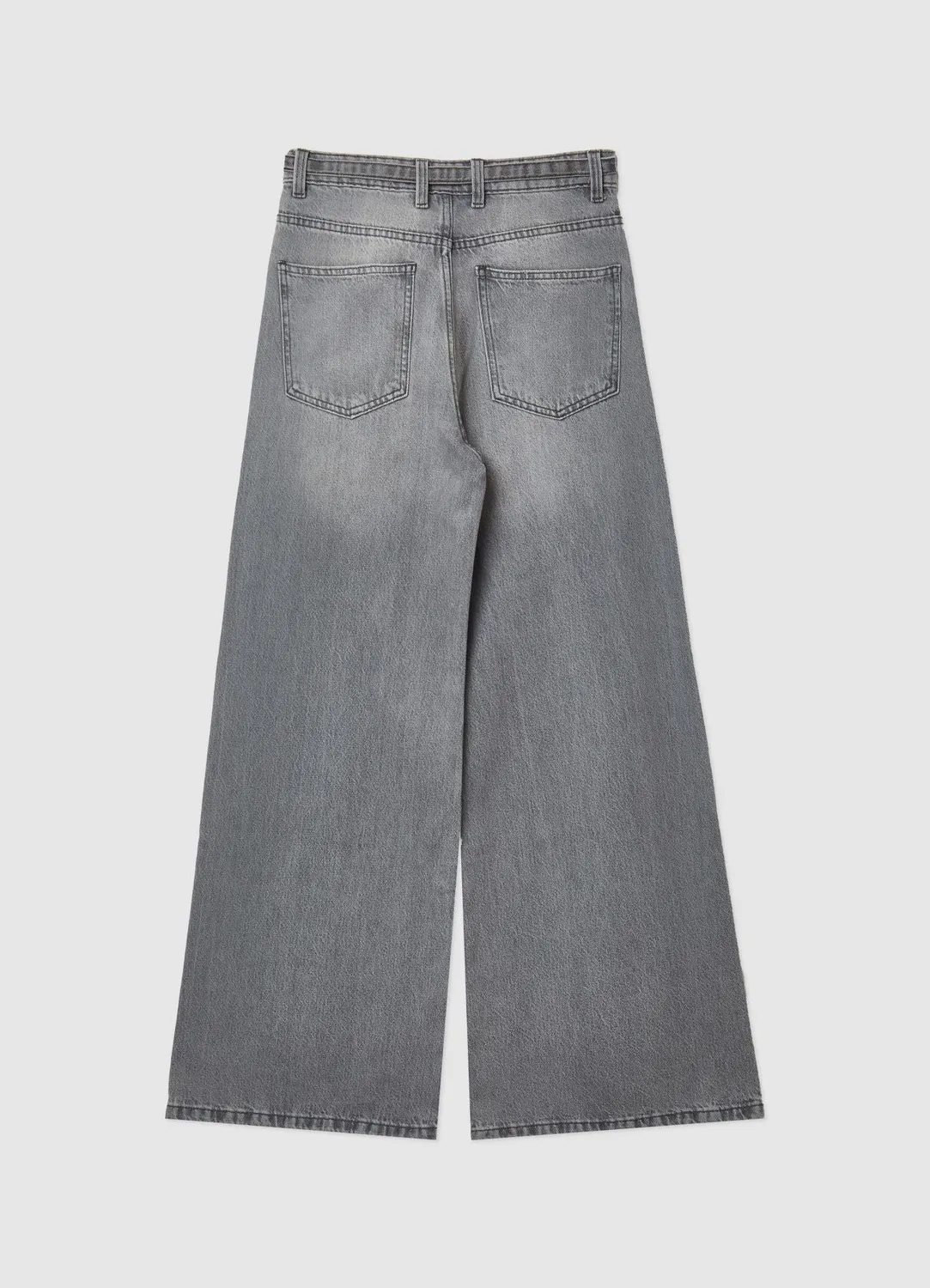 Calliope jean super wide leg femme taille haute ceinture