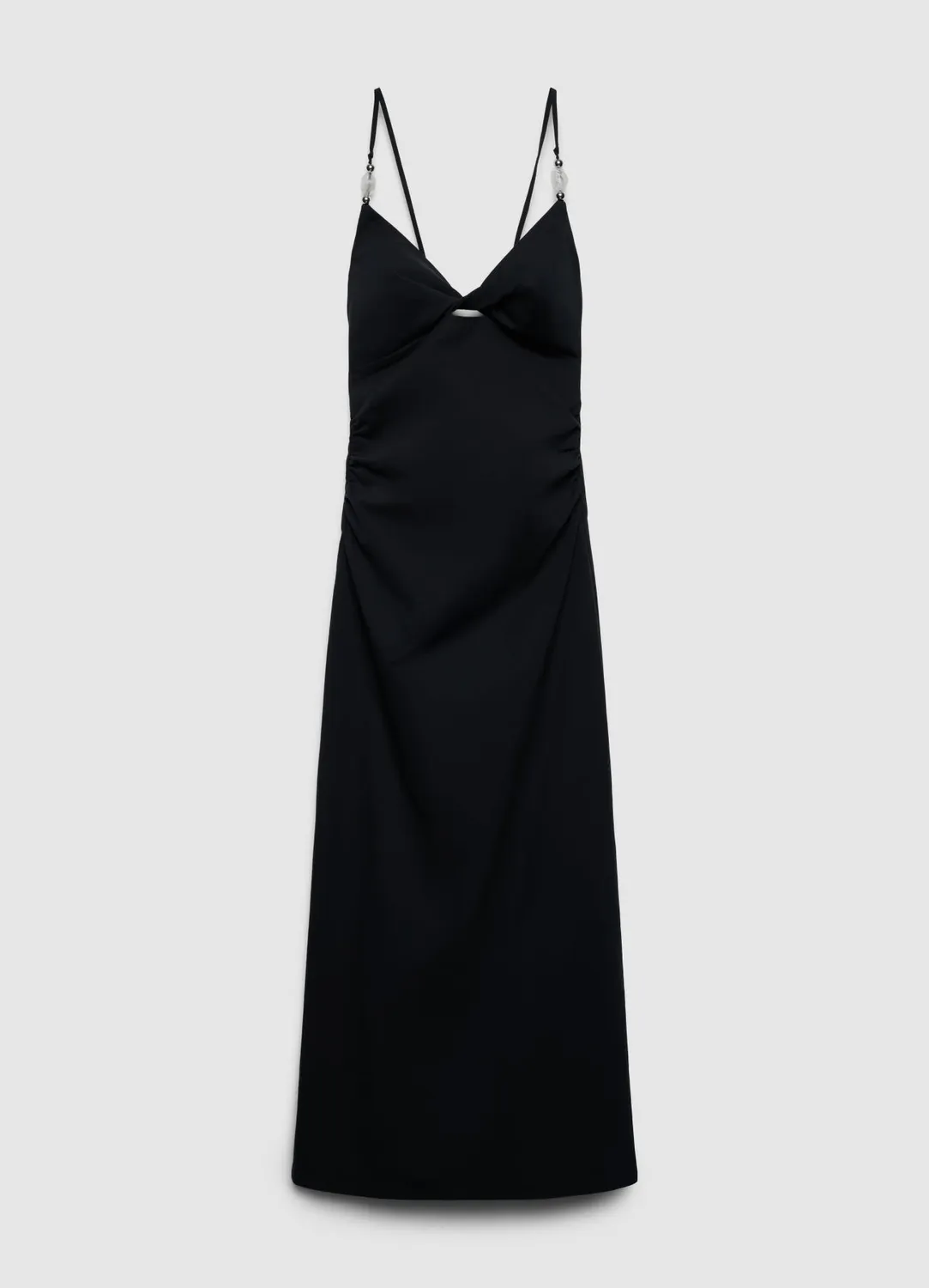 Calliope robe longue cut-out perles soirée