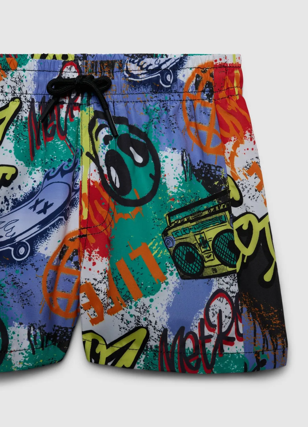 Calliope Short de bain garçon imprimé graffiti
