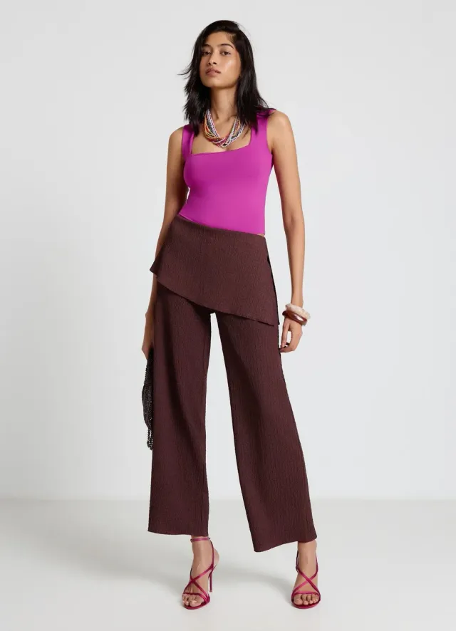 Calliope col carré body femme sans manches