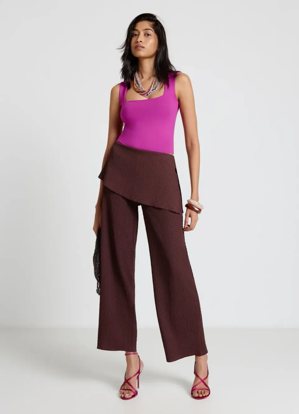 Calliope col carré body femme sans manches