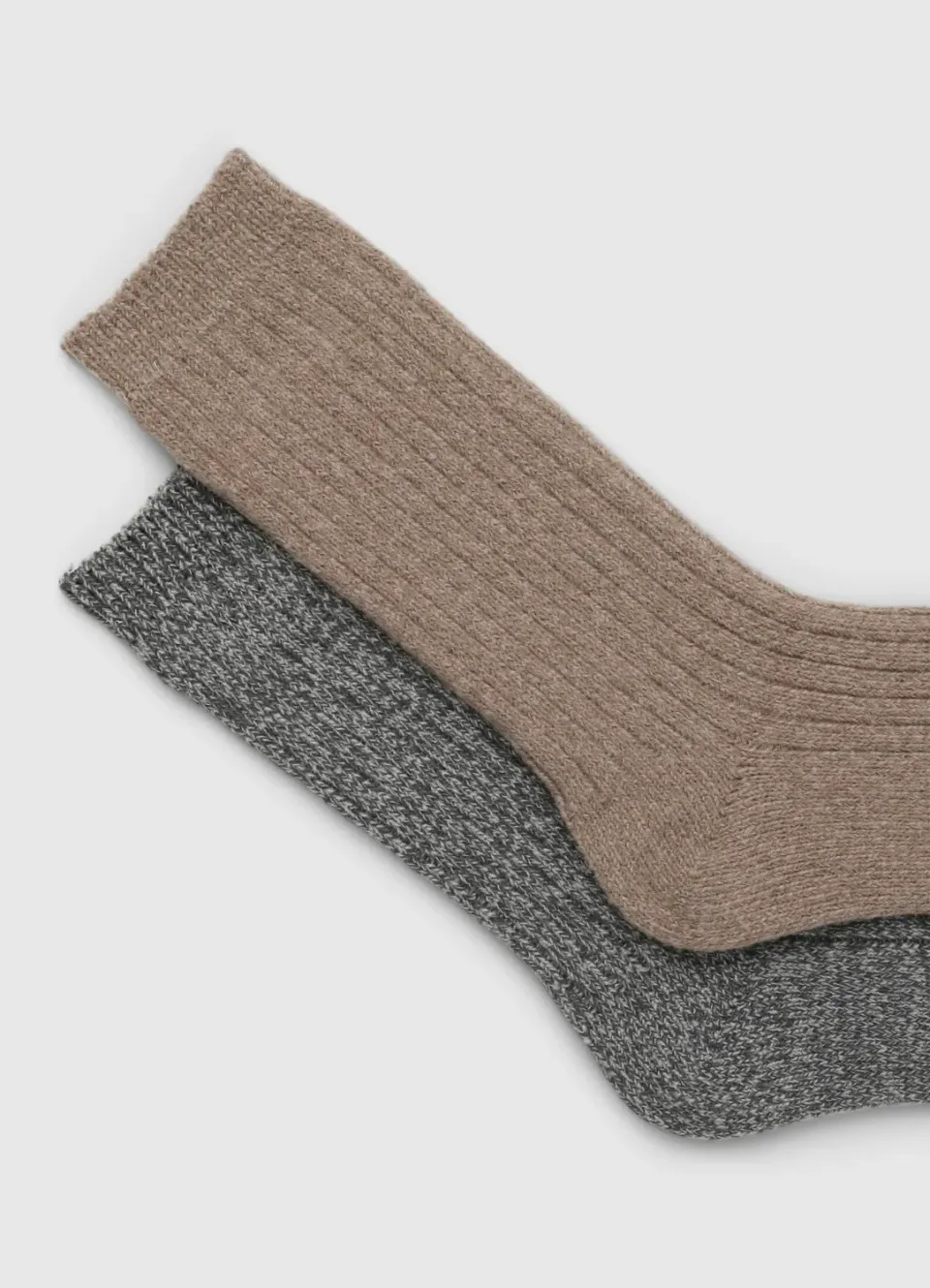 Calliope pack 2 chaussettes à côtes mélange