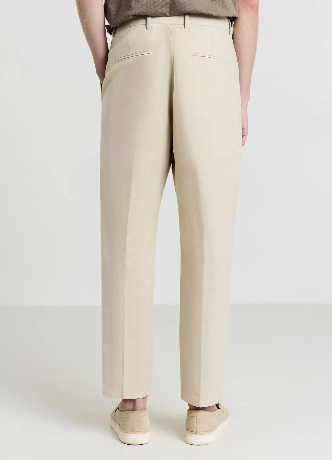 Calliope pantalon homme coton regular poches côté