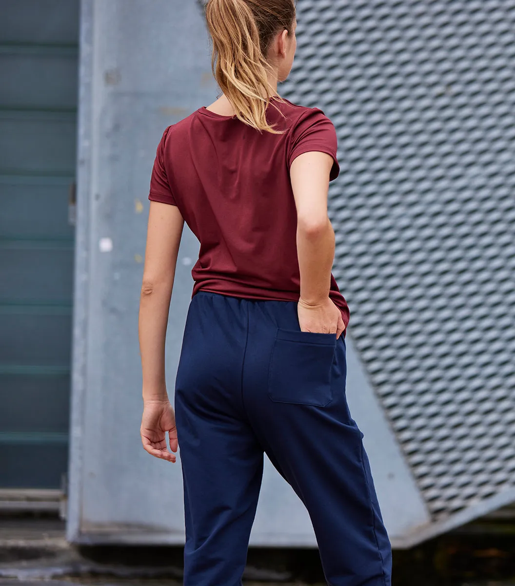 Cocorico Intemporel jogging femme marine coton