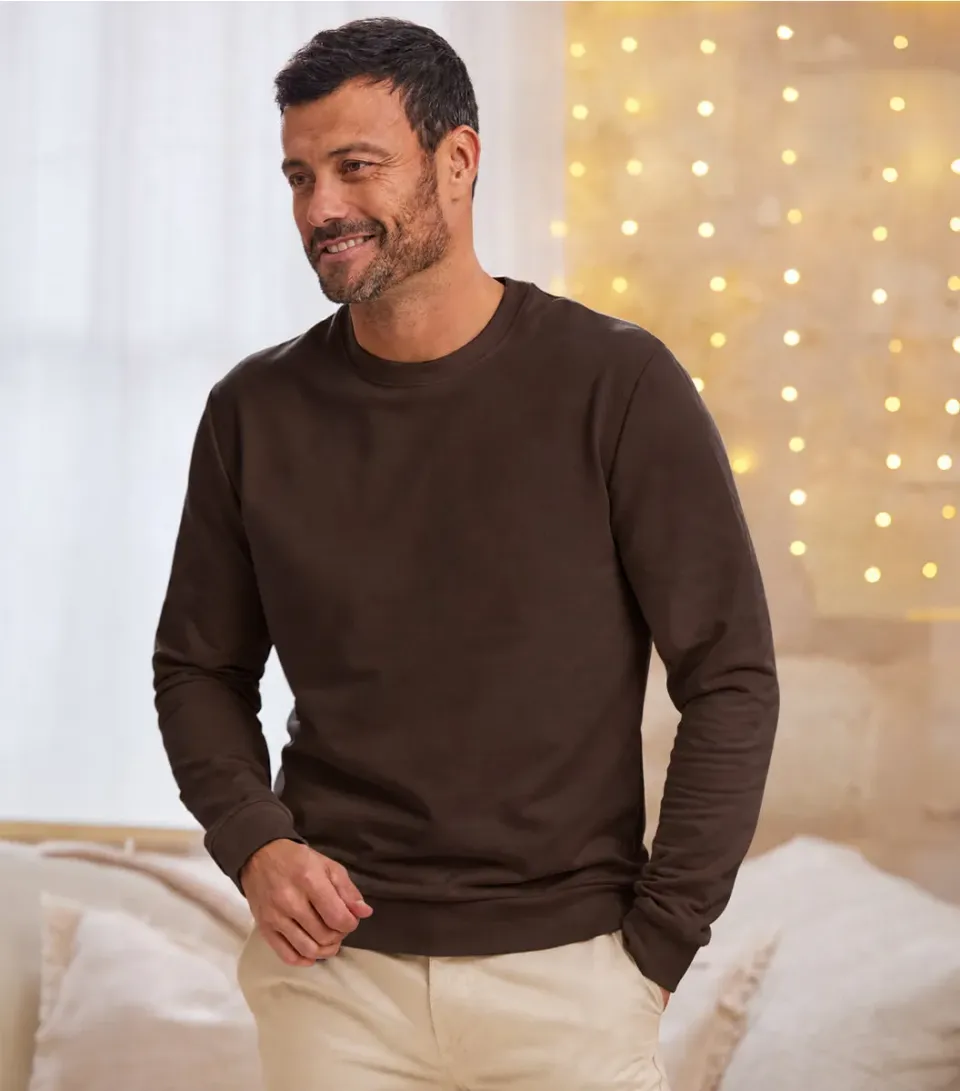 Cocorico Intemporel sweat homme Marron coton