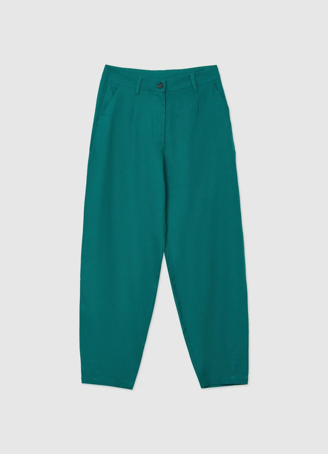 Calliope pantalon carrot femme uni taille regular
